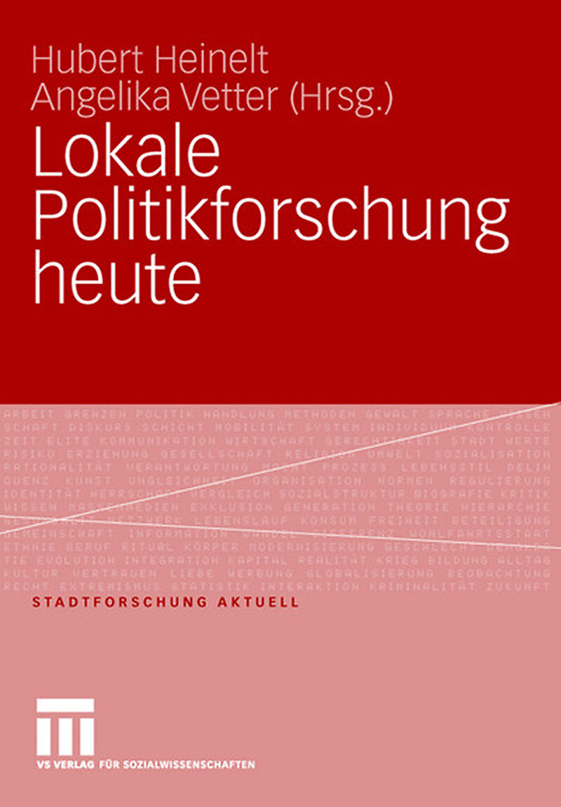 Lokale Politikforschung heute