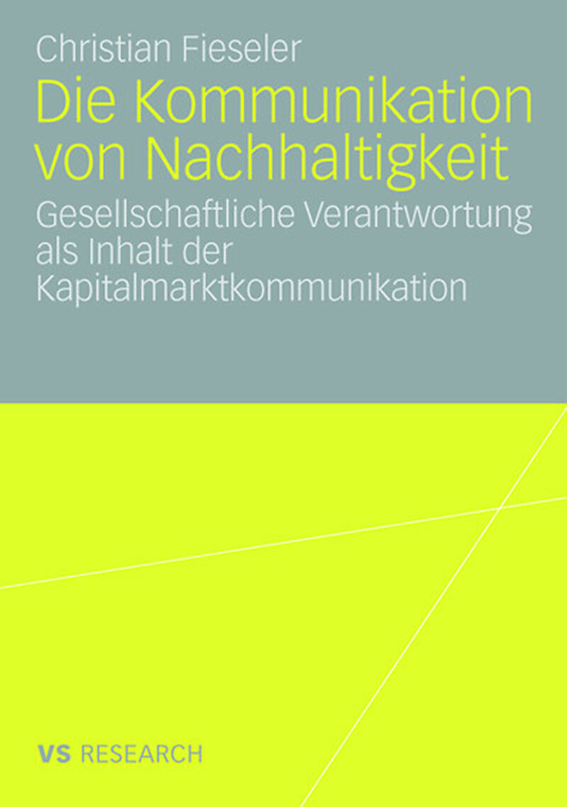 Die Kommunikation von Nachhaltigkeit