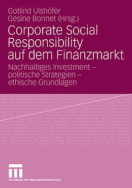 Kartonierter Einband Corporate Social Responsibility auf dem Finanzmarkt von 