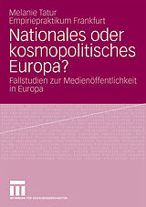 Kartonierter Einband Nationales oder kosmopolitisches Europa? von 