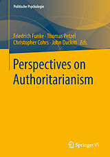 Couverture cartonnée Perspectives on Authoritarianism de 