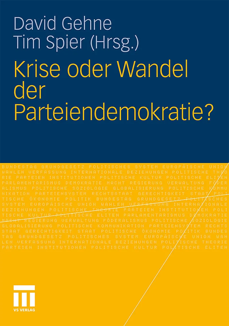 Krise oder Wandel der Parteiendemokratie?