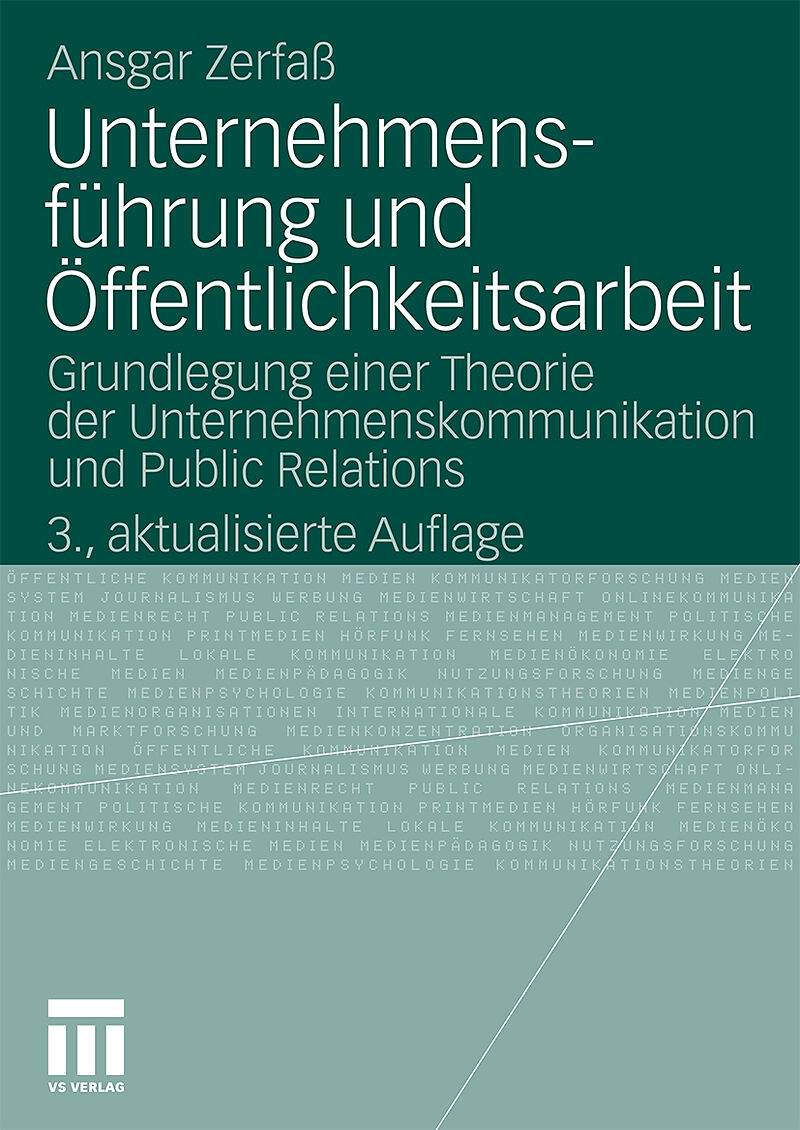 Unternehmensführung und Öffentlichkeitsarbeit