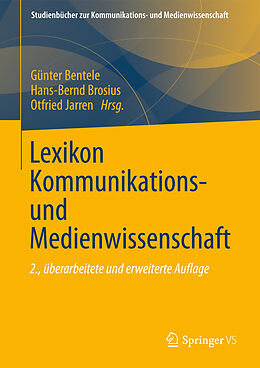 Fester Einband Lexikon Kommunikations- und Medienwissenschaft von 