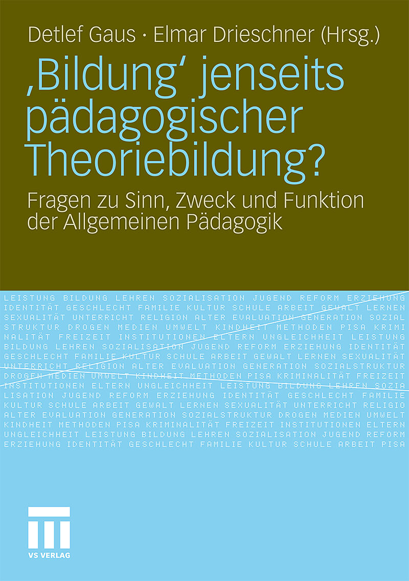 Bildung jenseits pädagogischer Theoriebildung?