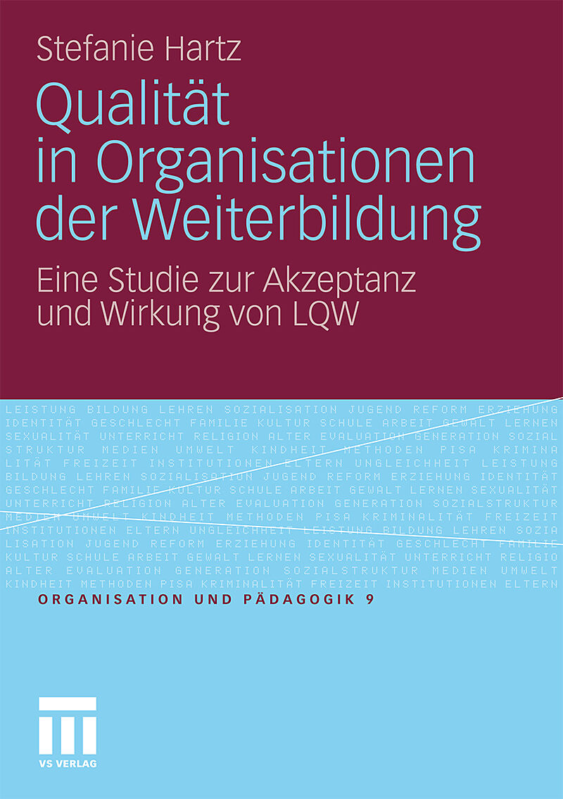 Qualität in Organisationen der Weiterbildung