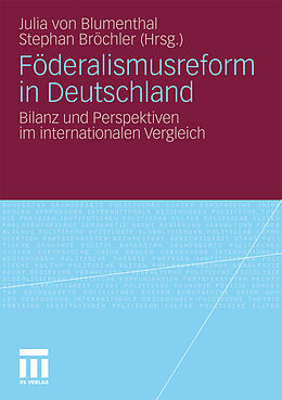 Kartonierter Einband Föderalismusreform in Deutschland von 