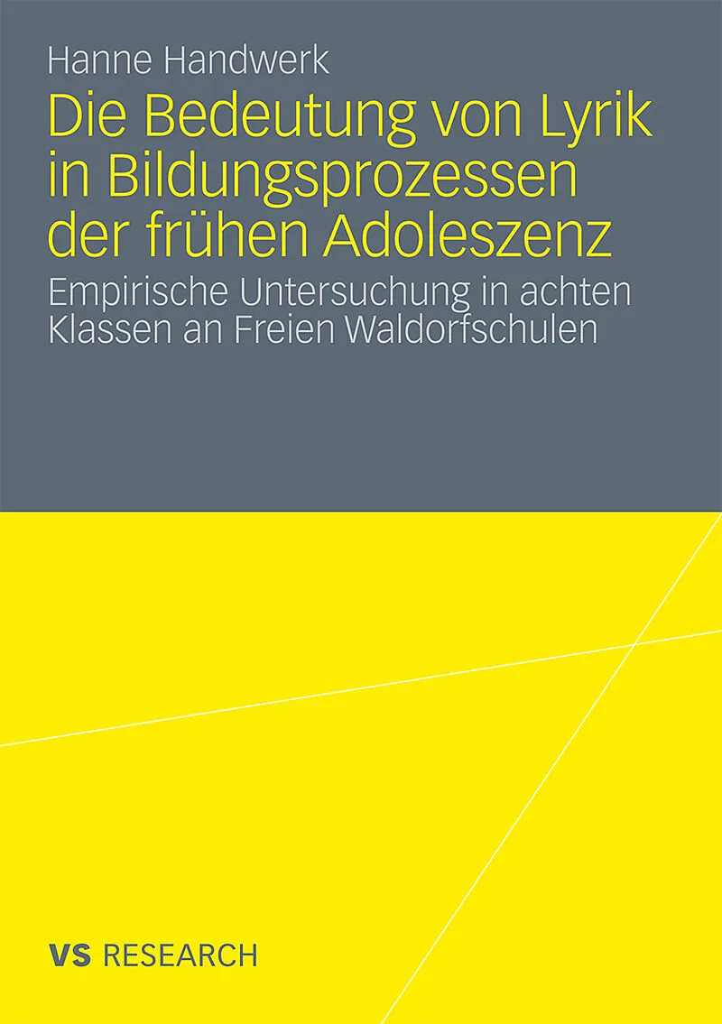Die Bedeutung von Lyrik in Bildungsprozessen der frühen Adoleszenz