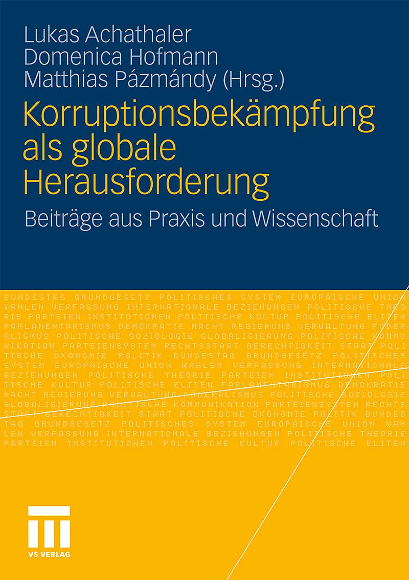 Korruptionsbekämpfung als globale Herausforderung