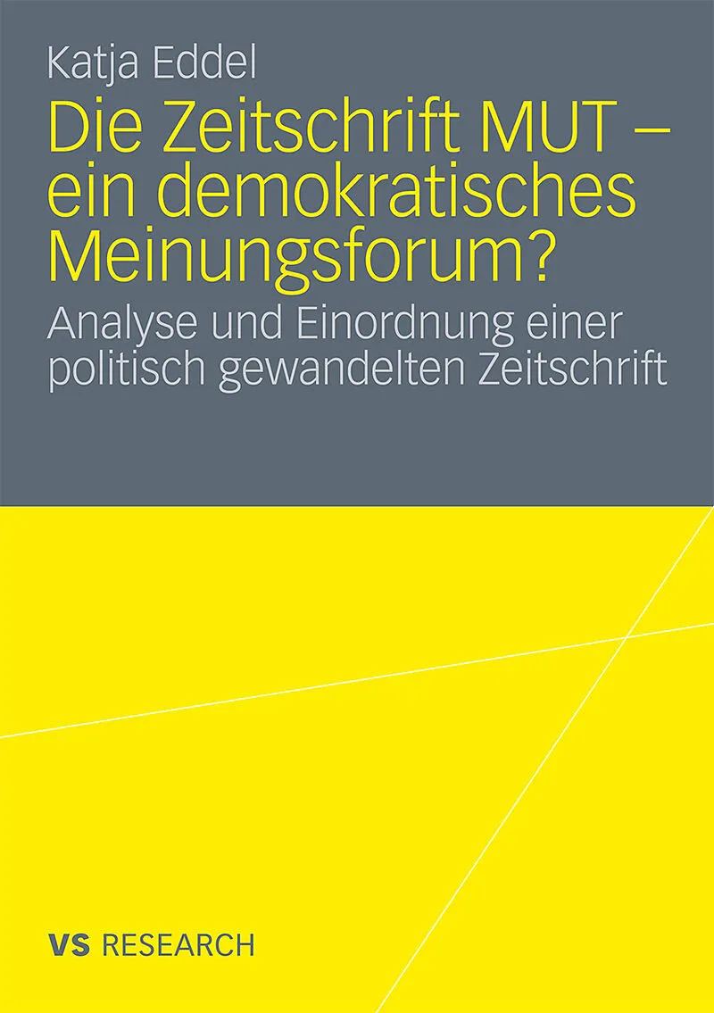 Die Zeitschrift MUT - ein demokratisches Meinungsforum?