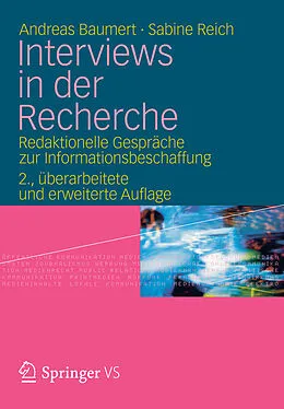 E-Book (pdf) Interviews in der Recherche von Andreas Baumert, Sabine Reich