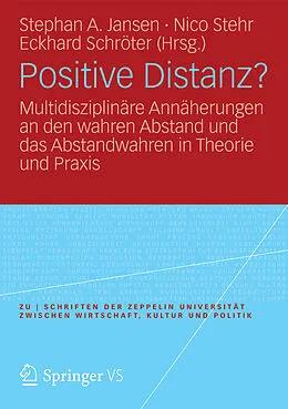 E-Book (pdf) Positive Distanz? von Stephan A. Jansen, Nico Stehr, Eckhard Schröter