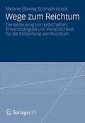 E-Book (pdf) Wege zum Reichtum von Melanie Böwing-Schmalenbrock
