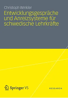 E-Book (pdf) Entwicklungsgespräche und Anreizsysteme für schwedische Lehrkräfte von Christoph Winkler