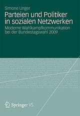 E-Book (pdf) Parteien und Politiker in sozialen Netzwerken von Simone Unger