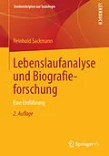 E-Book (pdf) Lebenslaufanalyse und Biografieforschung von Reinhold Sackmann