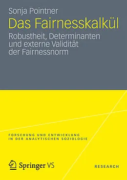 E-Book (pdf) Das Fairnesskalkül von Sonja Pointner