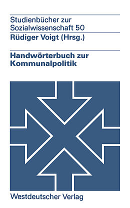 Kartonierter Einband Handwörterbuch zur Kommunalpolitik von 