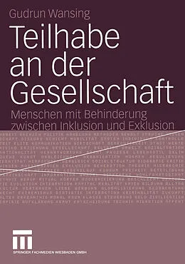 E-Book (pdf) Teilhabe an der Gesellschaft von Gudrun Wansing