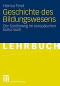 E-Book (pdf) Geschichte des Bildungswesens von Helmut Fend