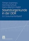 E-Book (pdf) Staatsbürgerkunde in der DDR von Tilman Grammes, Henning Schluß, Hans-Joachim Vogler