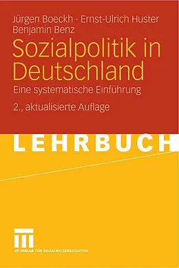 E-Book (pdf) Sozialpolitik in Deutschland von Jürgen Boeckh, Ernst-Ulrich Huster, Benjamin Benz