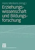 E-Book (pdf) Erziehungswissenschaft und Bildungsforschung von Hans Merkens