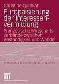 E-Book (pdf) Europäisierung der Interessenvermittlung von Christine Quittkat