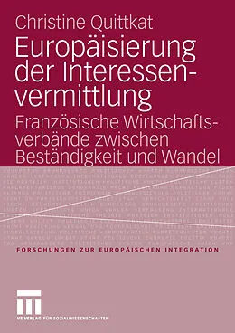 E-Book (pdf) Europäisierung der Interessenvermittlung von Christine Quittkat