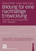 E-Book (pdf) Bildung für eine nachhaltige Entwicklung von Werner Rieß, Heino Apel