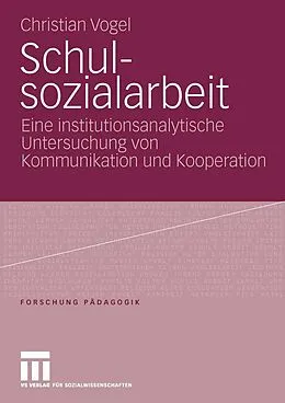 E-Book (pdf) Schulsozialarbeit von Christian Vogel
