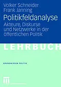 E-Book (pdf) Politikfeldanalyse von Volker Schneider, Frank Janning
