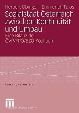 E-Book (pdf) Sozialstaat Österreich zwischen Kontinuität und Umbau von Herbert Obinger, Emmerich Talos