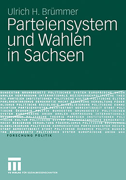 E-Book (pdf) Parteiensystem und Wahlen in Sachsen von Ulrich H. Brümmer