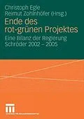 E-Book (pdf) Ende des rot-grünen Projekts von Christoph Egle, Reimut Zohlnhöfer