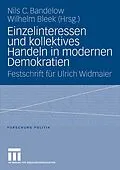 E-Book (pdf) Einzelinteressen und kollektives Handeln in modernen Demokratien von Nils Bandelow, Wilhelm Bleek
