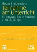 E-Book (pdf) Teilnahme am Unterricht von Georg Breidenstein