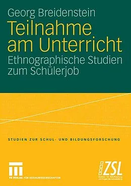 E-Book (pdf) Teilnahme am Unterricht von Georg Breidenstein
