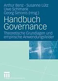 E-Book (pdf) Handbuch Governance von Arthur Benz, Susanne Lütz, Uwe Schimank