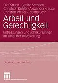E-Book (pdf) Arbeit und Gerechtigkeit von Olaf Struck, Gesine Stephan, Christoph Köhler