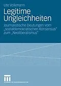 E-Book (pdf) Legitime Ungleichheiten von Ute Volkmann