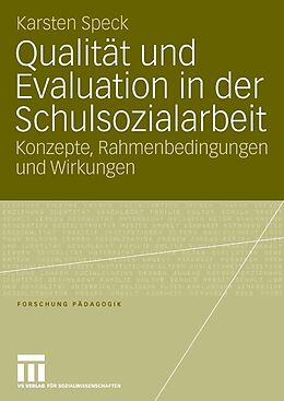 E-Book (pdf) Qualität und Evaluation in der Schulsozialarbeit von Karsten Speck