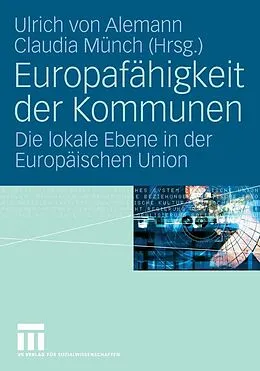 E-Book (pdf) Europafähigkeit der Kommunen von Ulrich Alemann, Claudia Münch