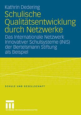 E-Book (pdf) Schulische Qualitätsentwicklung durch Netzwerke von Kathrin Dedering