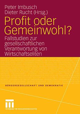 E-Book (pdf) Profit oder Gemeinwohl? von Peter Imbusch, Dieter Rucht
