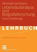 E-Book (pdf) Lebenslaufanalyse und Biografieforschung von Reinhold Sackmann