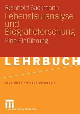 E-Book (pdf) Lebenslaufanalyse und Biografieforschung von Reinhold Sackmann