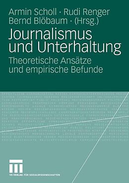 E-Book (pdf) Journalismus und Unterhaltung von Armin Scholl, Bernd Blöbaum, Rudi Renger