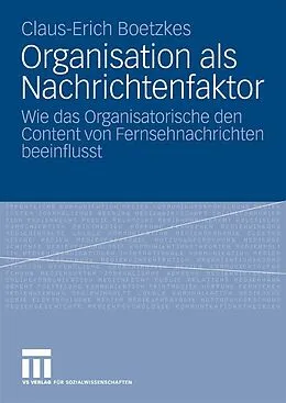 E-Book (pdf) Organisation als Nachrichtenfaktor von Claus-Erich Boetzkes