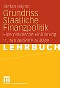 E-Book (pdf) Grundriss Staatliche Finanzpolitik von Stefan Bajohr